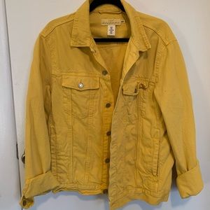 H&M Yellow Denim Jacket